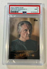 2024 Topps Dune Release Day #6 Emperor Shaddam IV #/150 PSA 9 Card picture