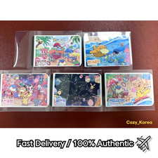 2026 Pokemon Subway QR Metro Ticket - 5 Stations Full Set Korea Limited Edition picture