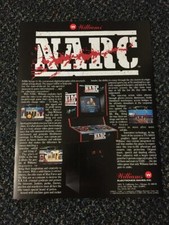 TWO 1989 WILLIAMS NARC VIDEO GAME PROMO FLYERS picture