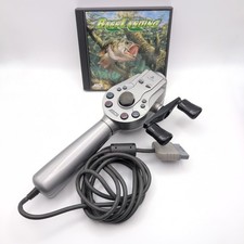 Playstation SLPH-00100 Bass Landing Fishing Rod Controller PS1 & PS2 picture