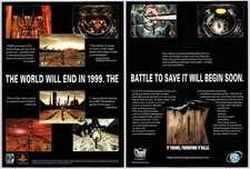 MDK - Shiny PS1 PC Game - Vintage Original Print Ad/Poster Promo 90s Art 1997 picture