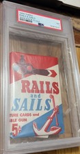 1955 Topps Rails and Sails Unopened Wax Pack PSA 7 NM RARE Only one on Ebay picture