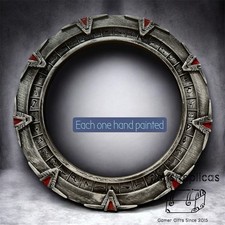 Stargate SG1 Gate 10” Sculpture Collector Replica, Each Hand Painted, Display picture