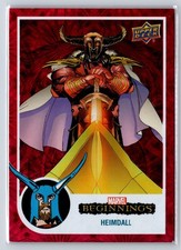 2022 Upper Deck Marvel Beginnings Volume 2, Series 1 #8 Heimdall Red Supernova picture