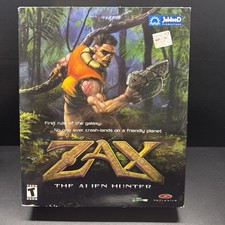 Zax The Alien Hunter PC Big Box New SEALED 2001 JoWooD picture