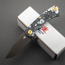NEW Hinderer Project X, White Storm Fat Carbon, Battle Black MagnaCut, Blue Ti picture