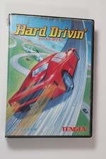 Hard Drivin' (Sega Genesis, 1990) No Manual, Authentic, Vintage, Box + Cover Art picture