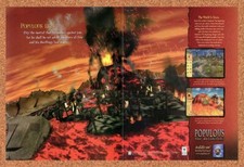 1999 Populous The Beginning PC Original Advertisement / Retro Promo v1 picture