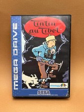 Tintin au Tibet Sega Mega Drive PAL 1996 Infogrames Retro Game Boxed French picture