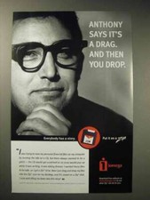 2001 Iomega Zip Disk Ad - It's a Drag. Then You Drop picture