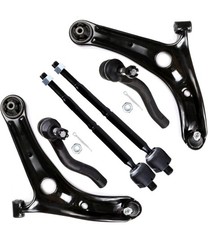 6pc Front Lower Control Arm Ball Joint Tie Rod Sway Bar End Link Fit for Toyo... picture