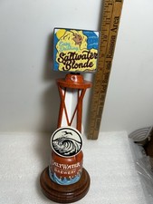 SALTWATER BREWING SALTWATER BLONDE ALE OCEAN BUOY draft beer tap handle. FLORIDA picture