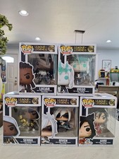 Funko Pop Games League of Legends Lot Set Bundle Lucian Viego Riven Senna Ahri picture