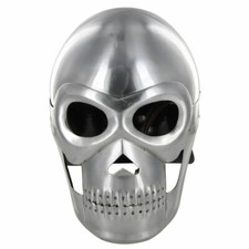 Medieval Skeleton Skull Helmet Armor Spartan Greek LARP Reenactment Costume Item picture