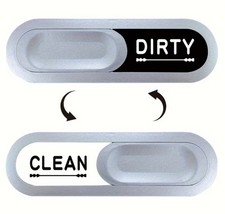 1x Premium Dishwasher Magnet - No-Scratch Slider Indicator w/ Clean/Dirty Labels picture