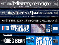 Lot of 5 Books by Greg Bear Darwin's Radio Infinity Concerto Sepent Mage More picture