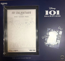 agoro Disney 101 Dalmatians Pure Silver Collectible Set 2026 Limited Edition picture