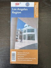 AAA Road Map-The Map of Los Angeles Region-CA Regional Series 2015- picture