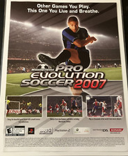 Winning Eleven Pro Evolution Soccer 2007 - Vintage Gaming Print Ad Wall Art picture