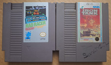 Iron Tank + Rad Racer Nintendo Entertainment System NES Lot Cart Only picture