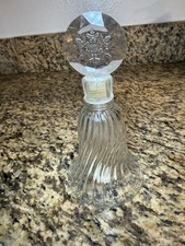 Vintage Avon Crystal Snowflake Christmas Bell Perfume Bottle picture