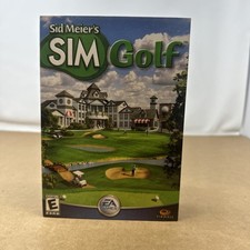 Sid Meier's Sim Golf PC - 2002 EA Firaxis NOS CD-ROM Design Play picture