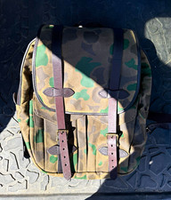 FILSON LARGE WAXED RUGGED TWILL RUCKSACK DARK WAX SHRUB CAMO picture