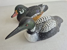 LOON HUARD BY ROGER DESJARDINS DUCK DECOYS HAND PAINTED picture