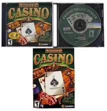2002 Hoyle Casino and Friday Night Poker PC Windows Video Game Sierra w/Manual picture