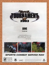 2002 Unreal Tournament 2003 PC Original Advertisement / Retro Promo v5 picture