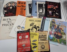 Vintage Magician Lecture Notes Lot Signed Fukai, Burgoon Magic Castle Genii picture