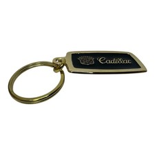 Vintage 1970’s Cadillac Enamel Key By KARRIERS USA Gold Tone Rare FOB picture