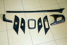 TOYOTA HILUX REVO 2016 DASH BOARD EYEBROW CARBON FIBER PATTRE COVER TRIM SET OF8 picture