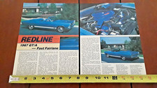 1967 FORD FAIRLANE GT/A CONVERTIBLE - SPECIFICATIONS - ORIGINAL 1988 ARTICLE picture