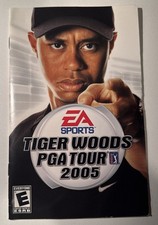 INSTRUCTION MANUAL ONLY Tiger Woods PGA Tour 2005 PlayStation 2 picture