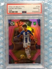 PSA Graded Limited to 99 copies 2022 23 Panini Select EPL Pink Prizm Mezzanine N picture