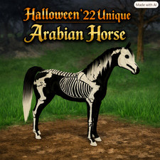 Wild Horse Islands - TROWBACK EVENT HALLOWEEN 22 UNIQUE ARABIAN HORSE picture