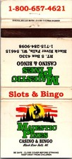 Majestic Pines Casino Bingo Black River Falls WI Vintage Matchbook Cover 5M28-1 picture