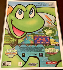 Frogger: Helmet Chaos & Ancient Shadow - Vintage Gaming Print Ad / Wall Art picture