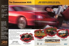 Carmageddon PC 1997 Double Page Big Box Promo Ad Wall Art Print Poster - Glossy picture