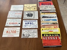 170-VTG QSL Cards - CB Ham Radio History- Shortwave Culture-Countries+USA-READ picture
