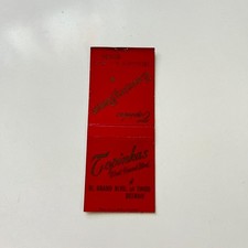 Topinkas West Grand Blvd. Detroit MI Vintage Matchbook Cover TMB94-4 picture