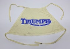 Vintage Triumph Motorcycles 1960 70s Womens Halter Top Tie Back by Nicoll Dallas picture