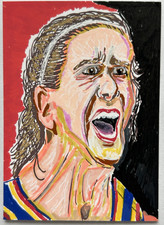 ACEO Sketch Trading Card 1/1 Caitlin Clark Indiana Fever #22 - Hand-Drawn Art picture