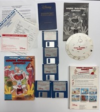 Roger Rabbit Hare Raising Havoc IBM PC Big Box CIB Disks Spinner picture