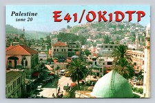 Ham Radio QSL E41/OK1DTP Palestine 2000 IC-706MKII QSO Card picture
