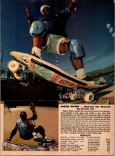 1988 • Raging Waters San Jose • 1 Page Mag Cut Out • Skateboard Hosoi 80s KA.21 picture