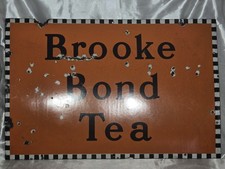Original Enamel Brooke Bond Tea Sign 30