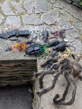 Spiders Snakes Mice Bugs Rubber/Plastic Halloween Spooky Decorations Bundle Lot  picture