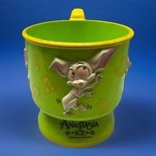 Anastasia On Ice Souvenir goblet Mug Bartok Bat Character Cup Vintage 1998 Rare  picture